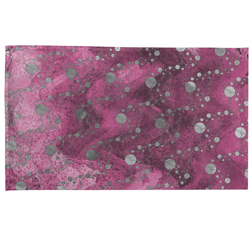 Mcguigan Tea Towel Kitchen Towel, Poly Twill, Pink