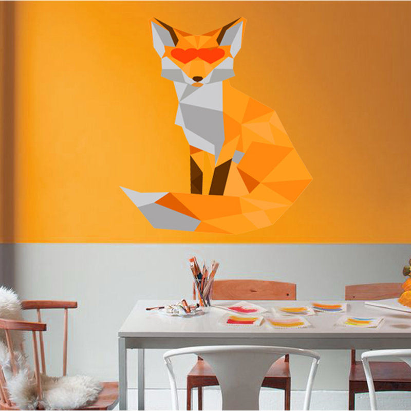 Animals Wall Decal, 33" H x 39" W