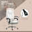 Massage Office Chair , Reclining Computer Chair With Adjustable Height And Footrest-1486308881