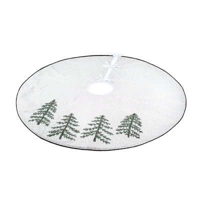 Embroidered Tree Skirt