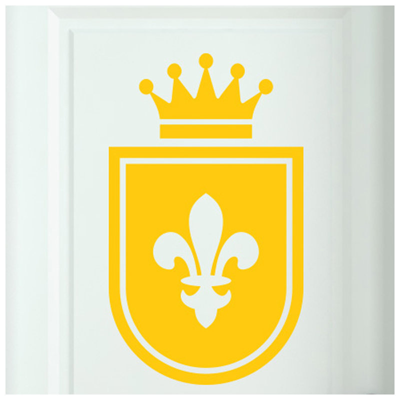 Wall Decal, Dark Yellow