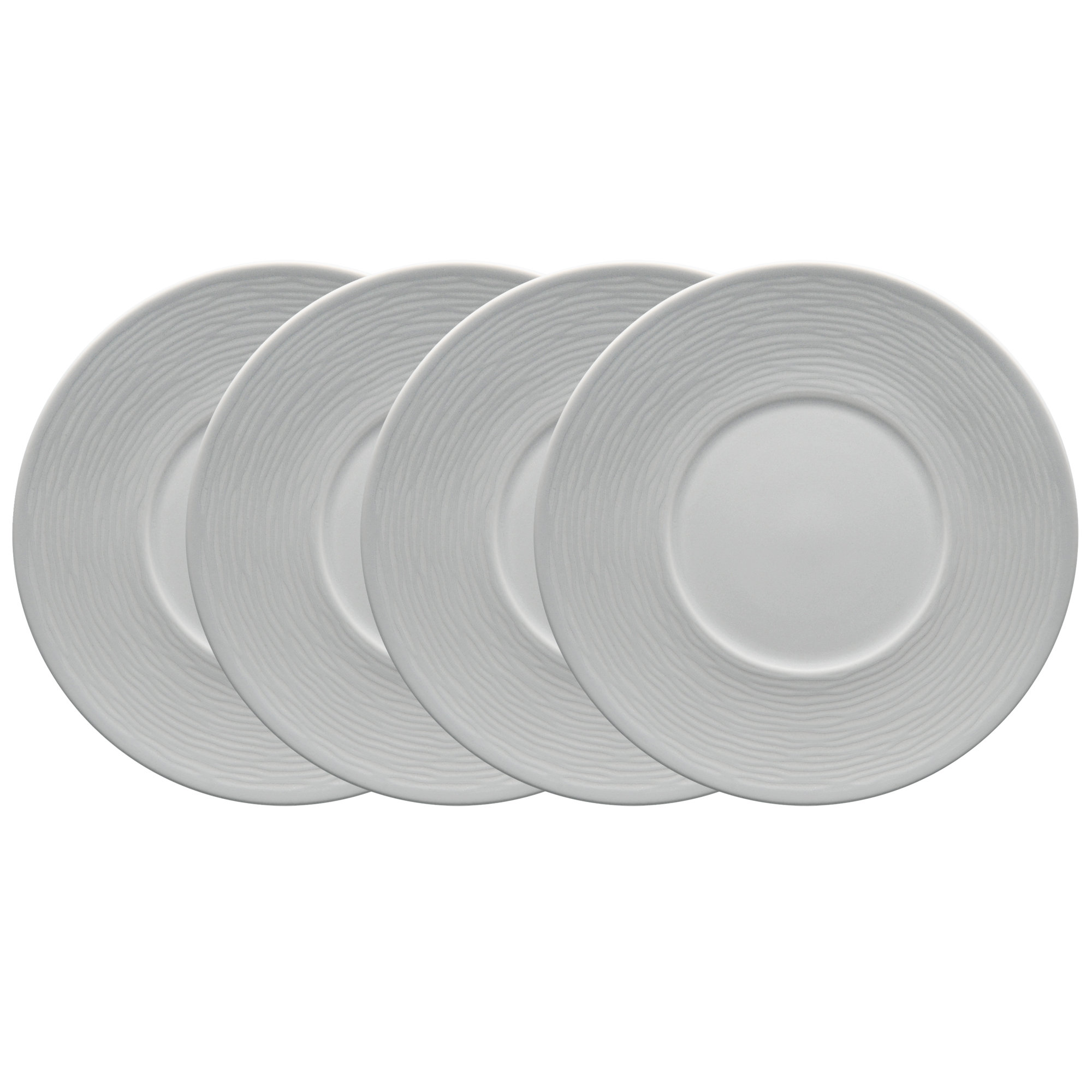 Noritake Colorscapes Swirl Saucers, 6-1/2