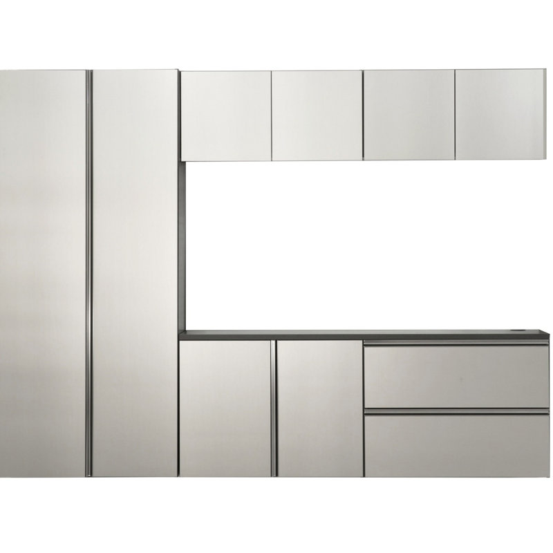 Ensemble d'armoires de garage gris Nova Series B (armoire)
