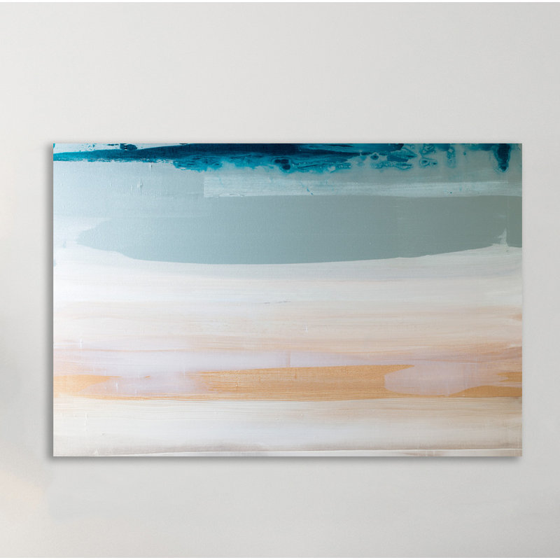 Weekend At The Beach by Kent Youngstrom - Wrapped Canvas Painting, 25 cm H x 38 cm W