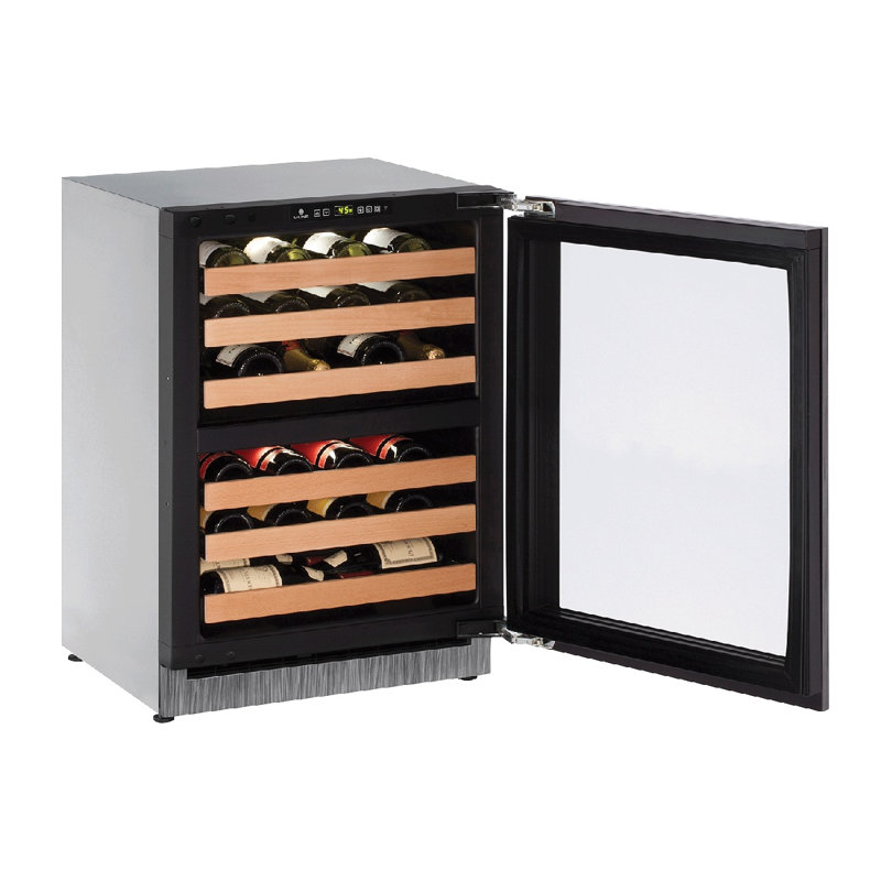 43 Bottle 2000 Series Dual Zone Freestanding Wine Refrigerator, Yes, Left