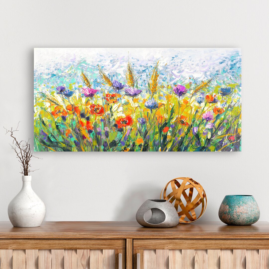 Leinwandbild Flowery Meadow von Luigi Florio