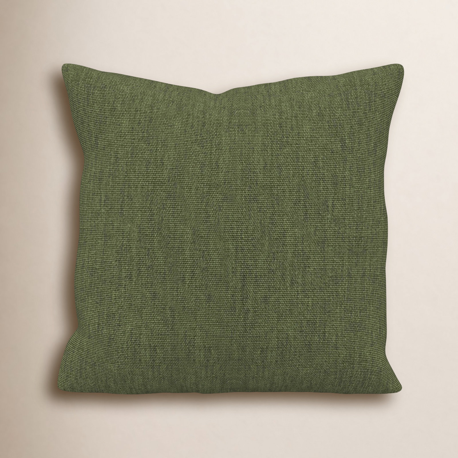 Sunbrella® Throw Pillow, Square 16", Sunbrella Canvas Fern