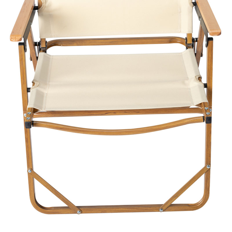 Chaise de camping pliante Sakhi, Brun