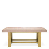 Coffee Table Adrian Antique Brass Finish