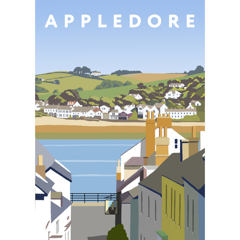 Appledore by Richard O'Neil - Print, No Frame, 40 cm H x 30 cm W x 1 cm D