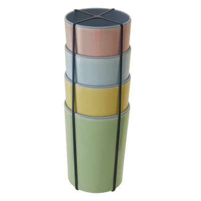 Linehan 340ml Melamine Drinking Glass Set