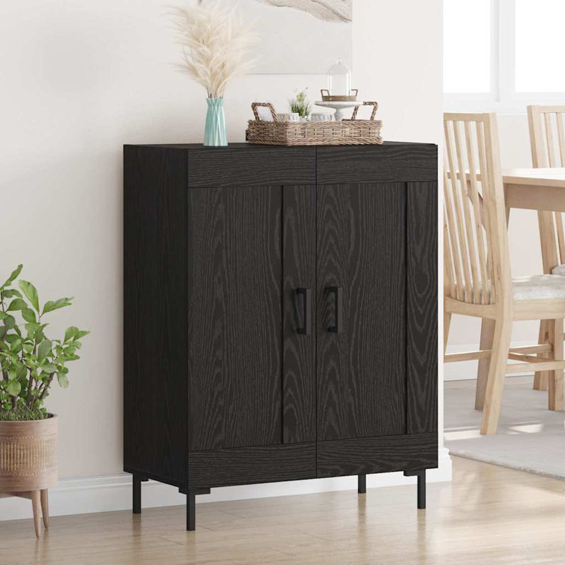 Sideboard Accent Chest, Black Oak