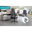 Chaise de bureau en mailles Linkony