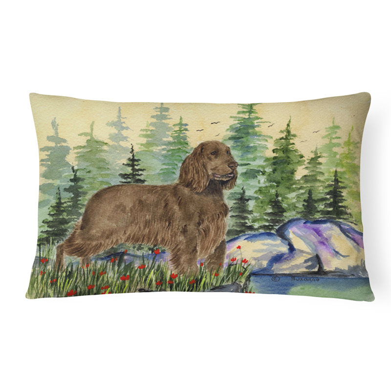 Coussin décoratif intérieur/extérieur field épagneul