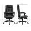 Fauteuil de massage vibrant 7 points, fauteuil inclinable de direction haut dossier avec support lombaire, repose-pieds, dossier inclinable, hauteur réglable, noir-127317620
