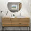 Lavabo de salle de bain rectangulaire en céramique blanche 19,63 "X 13,69"