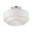 Areial Fabric Semi Flush Mount