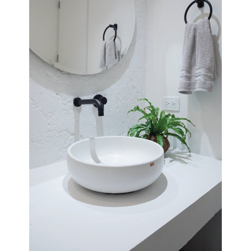Fladd 14.5'' L Bathroom Sink, Linen Beige