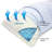 Sleep Medium Comfort Cool Gel Memory Foam Standard Cooling Gel-Infused Body Pillow