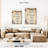 " Funny Bathroom Rules " 3 Piece Art Set-446587684