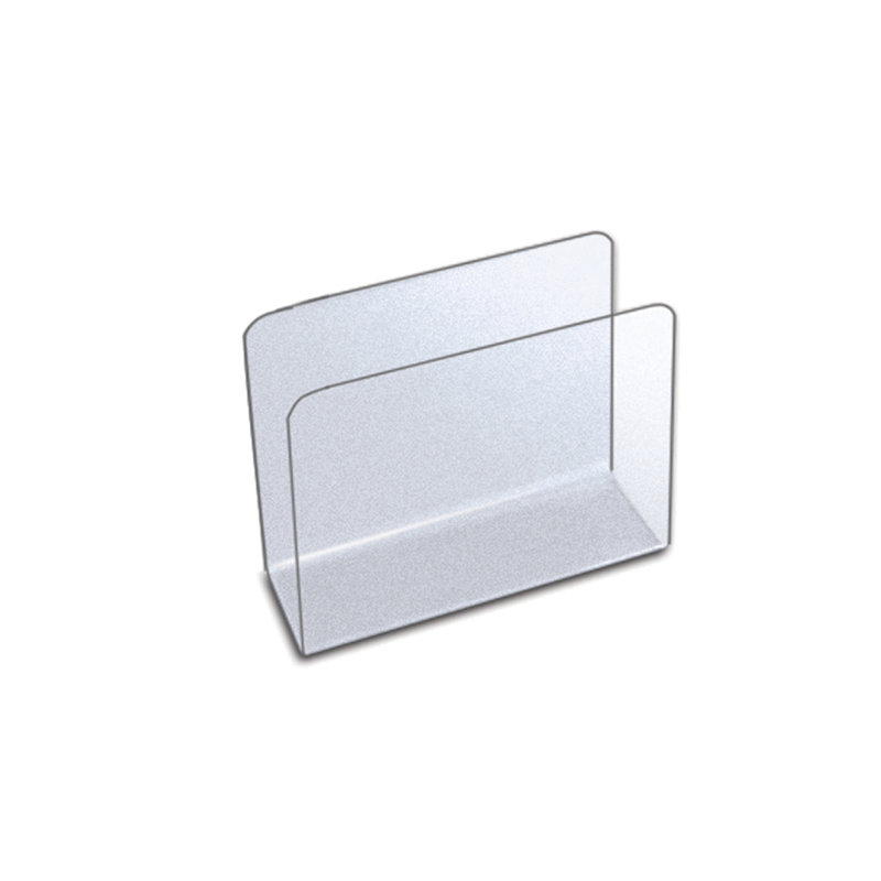 Clear Acrylic Medium Rectangular Pedestal File Holder