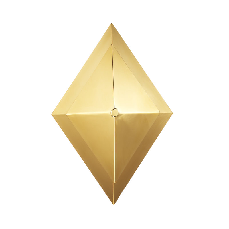 Augustas Flush Mounted Sconce, Gold