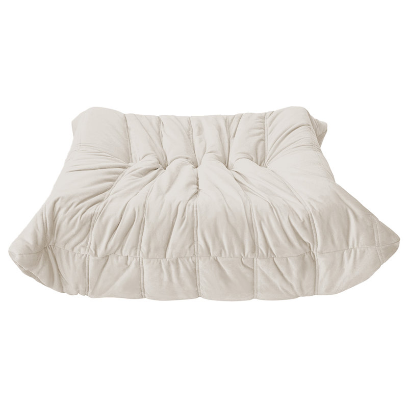 Repose-pieds Bean Bag, Crème