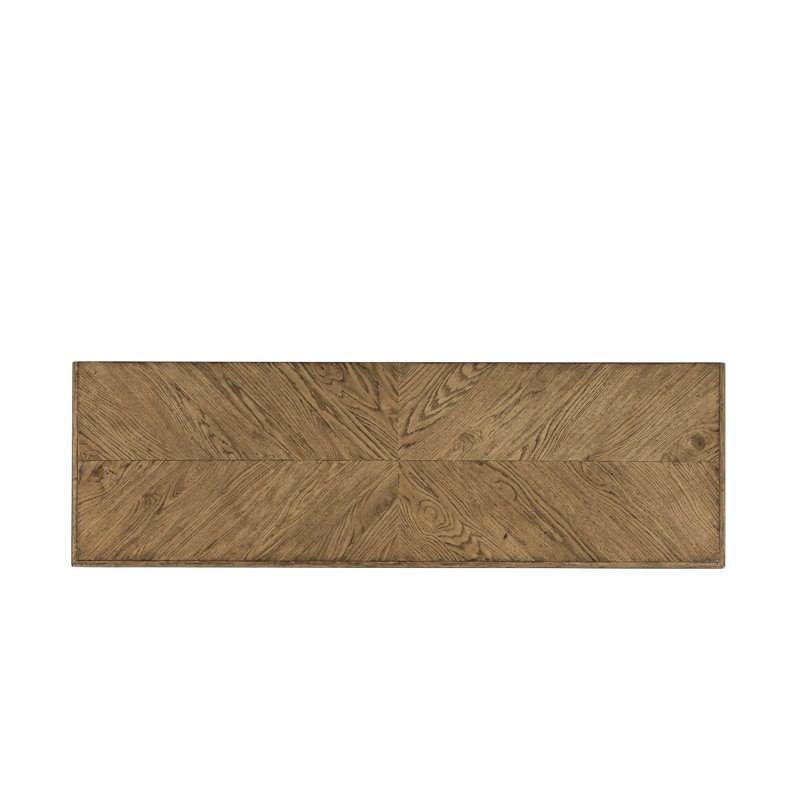 Nova Dawn Oak Parquetry Double Dresser