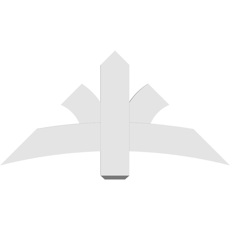 Support pour pignon Davenport, H 24 po x l 48 po (pas: 12/12), P 2 po x F 6 po, Signature uréthane