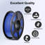 Matériau de filament pour imprimante 3D 1,75 mm, haute précision de 0,02 mm, sans emmêlement, bobine de 1 kg, options multicolores-129740089