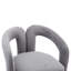 Ensemble de 2 chaises de salle à manger / d'appoint contemporaines en velours-281236306