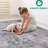 Loom & /Sand/Abstract 2X8 Area Rug, Non-Shedding, Stain-, Decorates Bedroom, Living Room, Dining, Office Room /Sand/Abstract, Stain , For Home Living,
