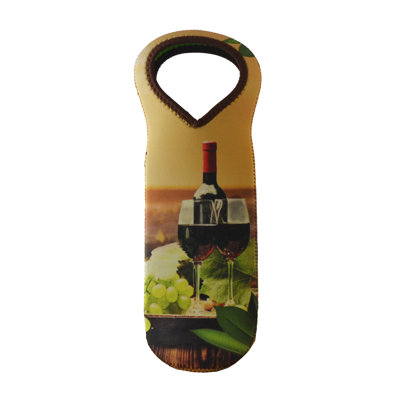Support pour porte-bouteilles de vin isolant housse en néoprène