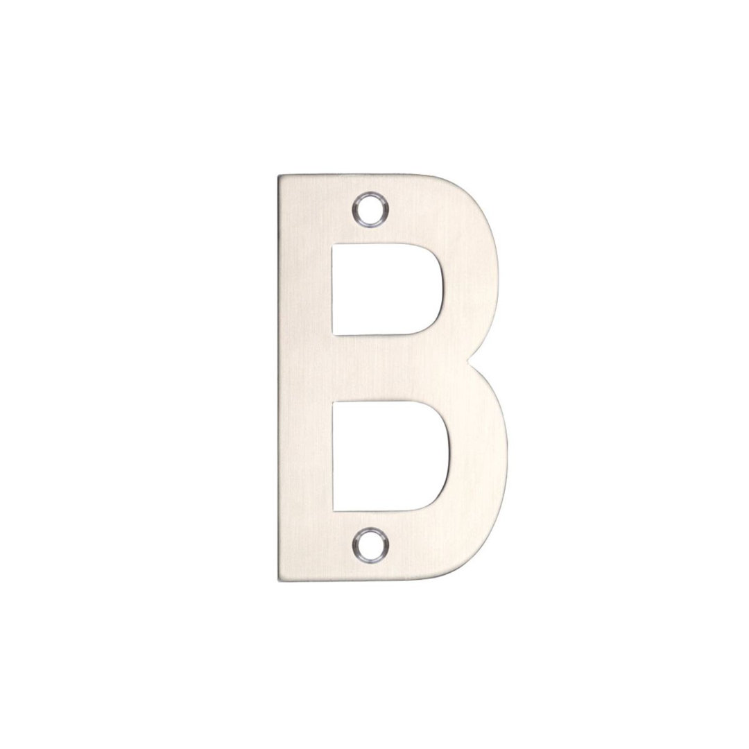 7.5Cm H Stainless Steel Surface Mount House Letter