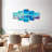 " Sky Abstract Multi Piece Canvas Print " 5 - Pieces-105075549