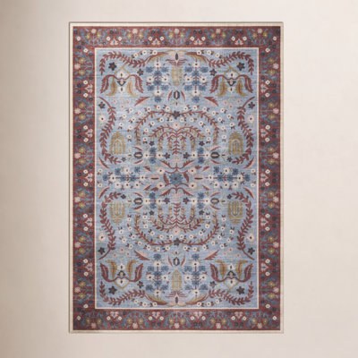 Canopy Red / Blue Area Rug