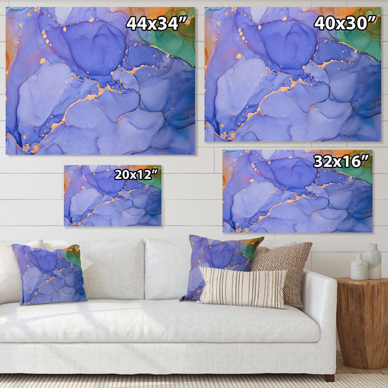 «Mauve», impression sur toile, H 30 po x l 40 po x P 1,5 po, Toile tendue