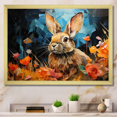 " Rabbit Energetic Hopper Collage I "