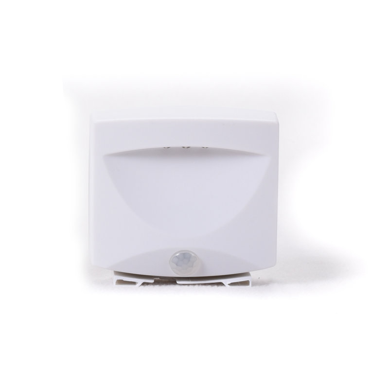Battery-Powered Motion-Activated Indoor/Outdoor Night Light, White