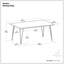 Hunter Solid Mango Wood Dining Table, Industrial Style-1791639677-1756186288
