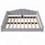 Lit plateforme tapissier avec garniture cloutée-217167892