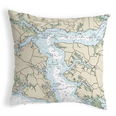 Outdoor Reversible Throw Pillow