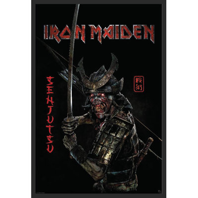 Iron Maiden Senjutsu, reproduction d'art encadrée sur affiche
