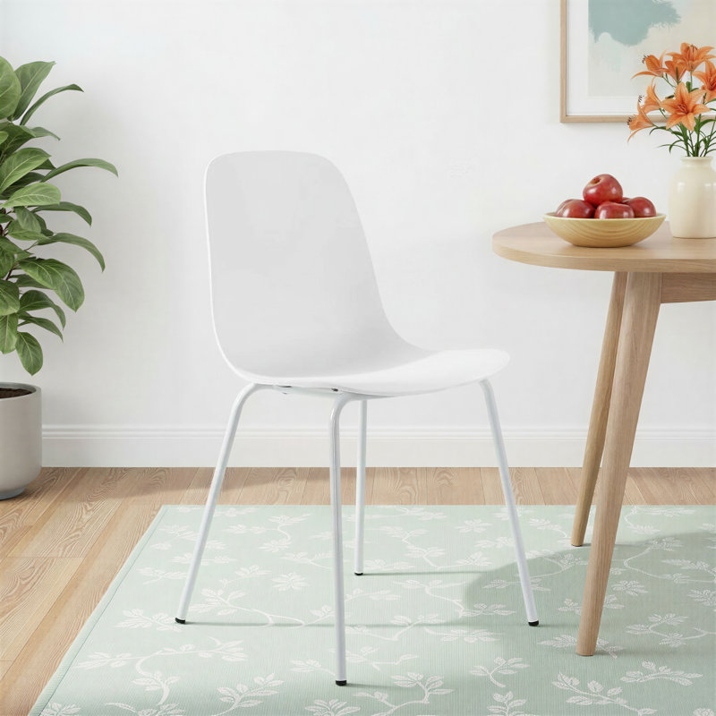 Chaise d'appoint Almeda Cheatham, Blanc