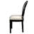 Cotton Linen Upholstered King Louis Back Dining Chair, Mid Century Solid Wood Side Chair For Dining Room/Kitchen (Set of 2)-1229773812