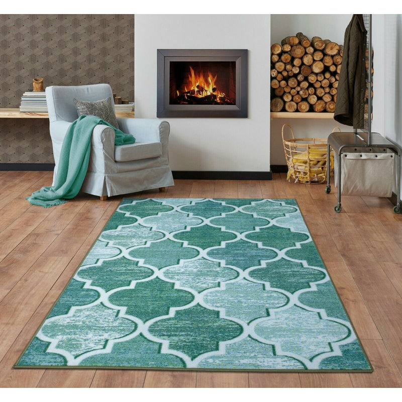 Aulii Geometric Area Rug, Rectangle 160cm x 230cm