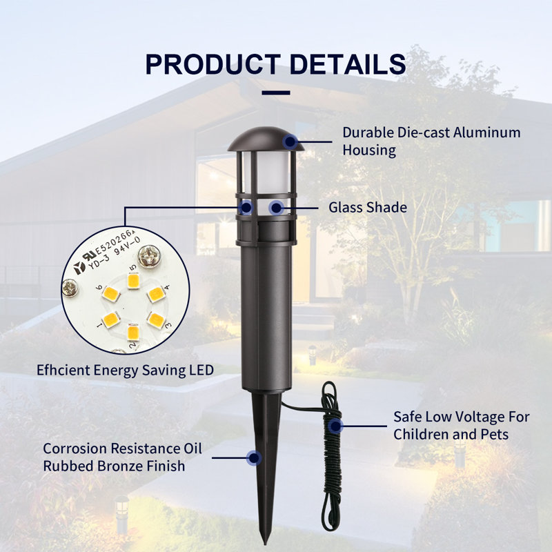Bronze LED Low Voltage Pathway Lights Multipack