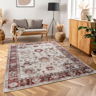 Tapis élégant - Durable à circulation élevée, résistant aux taches et adapté aux enfants