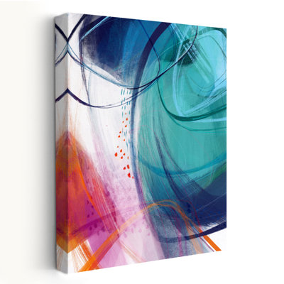 Turquoise n ° 2 - Art abstrait