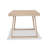 Rosa Solid Eucalyptus Wood Dining Table with Sled Legs